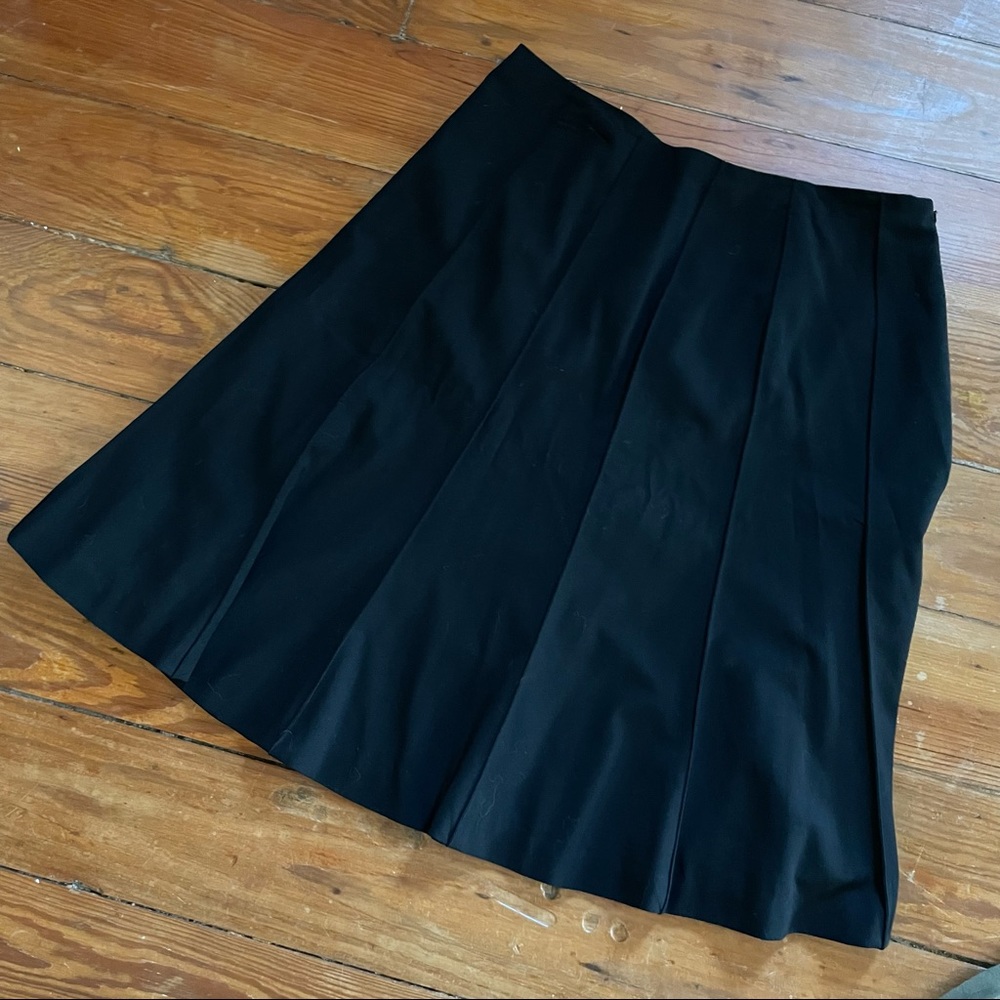 Talbots stretch flared skirt
